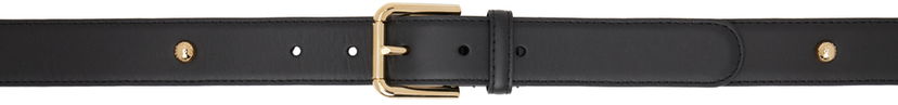 Ремені Dolce & Gabbana Black Hardware Belt чорний | BE1521 AM681