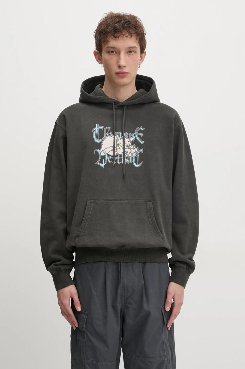 Світшоти thisisneverthat thisisneverthat Sleepy Cat Graphic Hoodie Сірий | TN243TSWHO09, 0