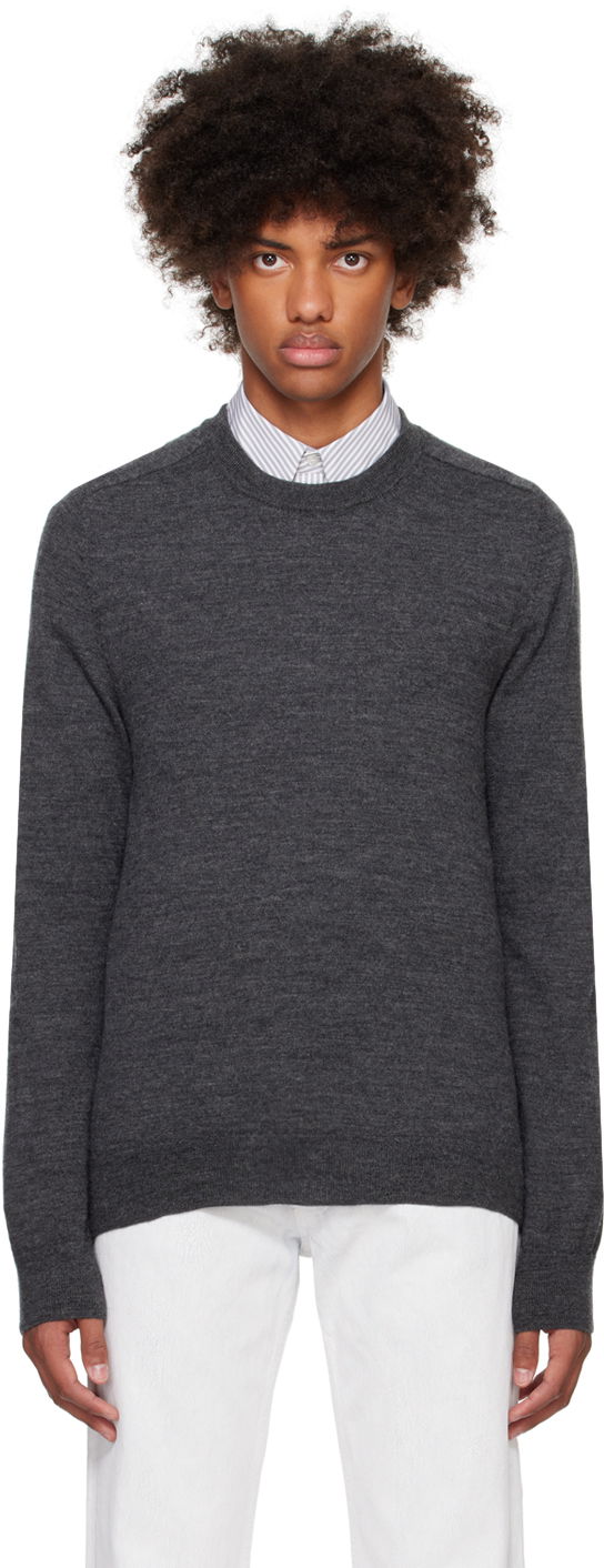 Cветр Maison Margiela Elbow Patch Sweater Сірий | S50HL0021 M13062