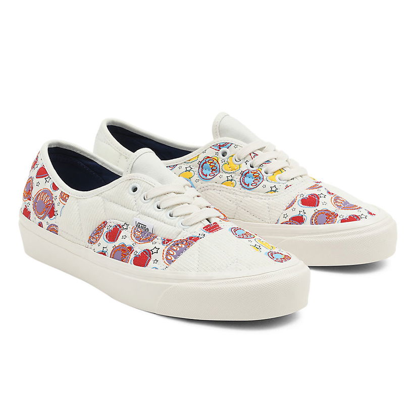 Кросівки та взуття Vans Anaheim Factory Authentic 44 Dx Positivity Patchwork білий | VN0A54F98FK