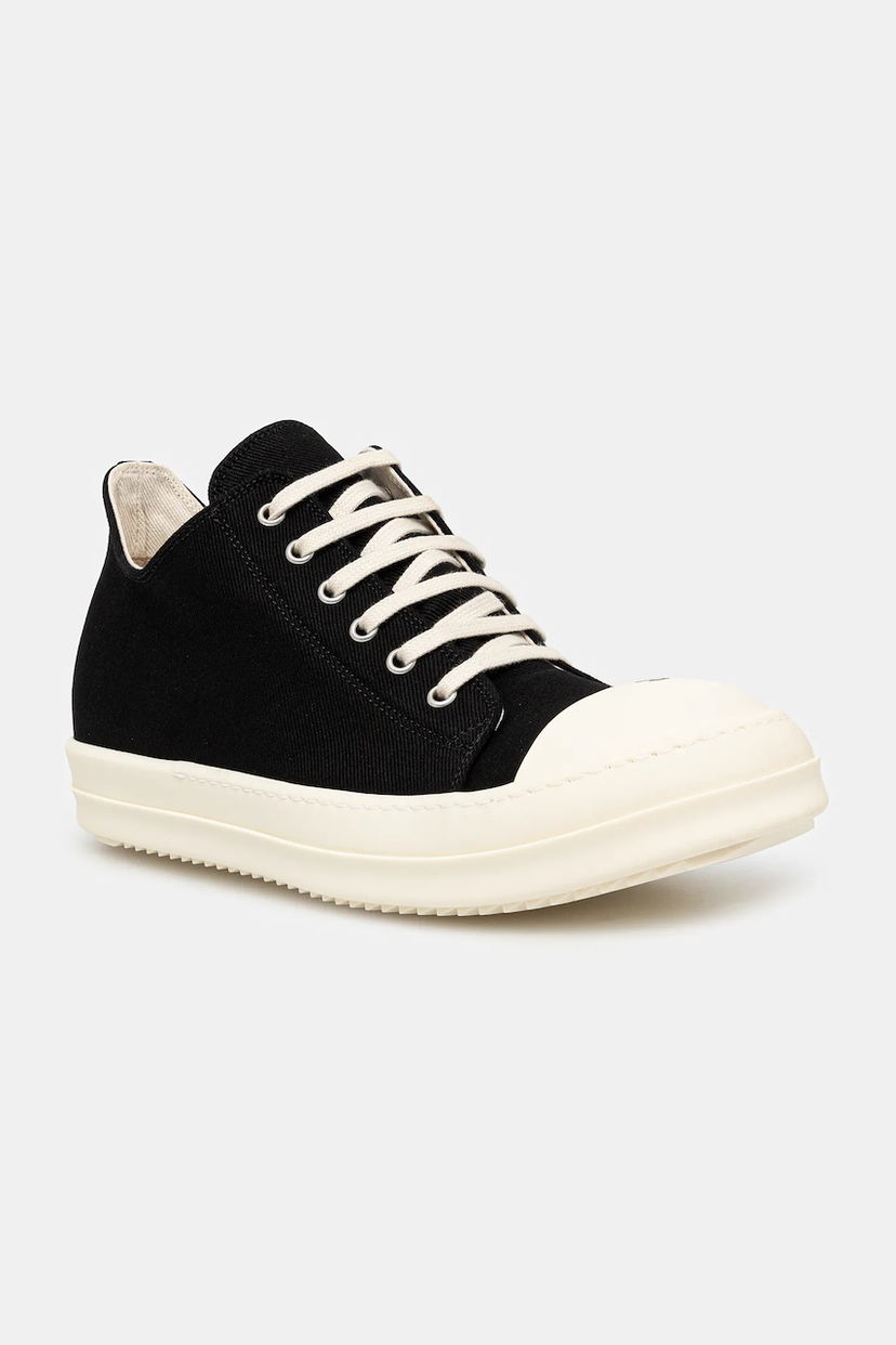 Кросівки та взуття Rick Owens Rick Owens DRKSHDW Low Sneaks чорний | DU02E7802.DOEP5