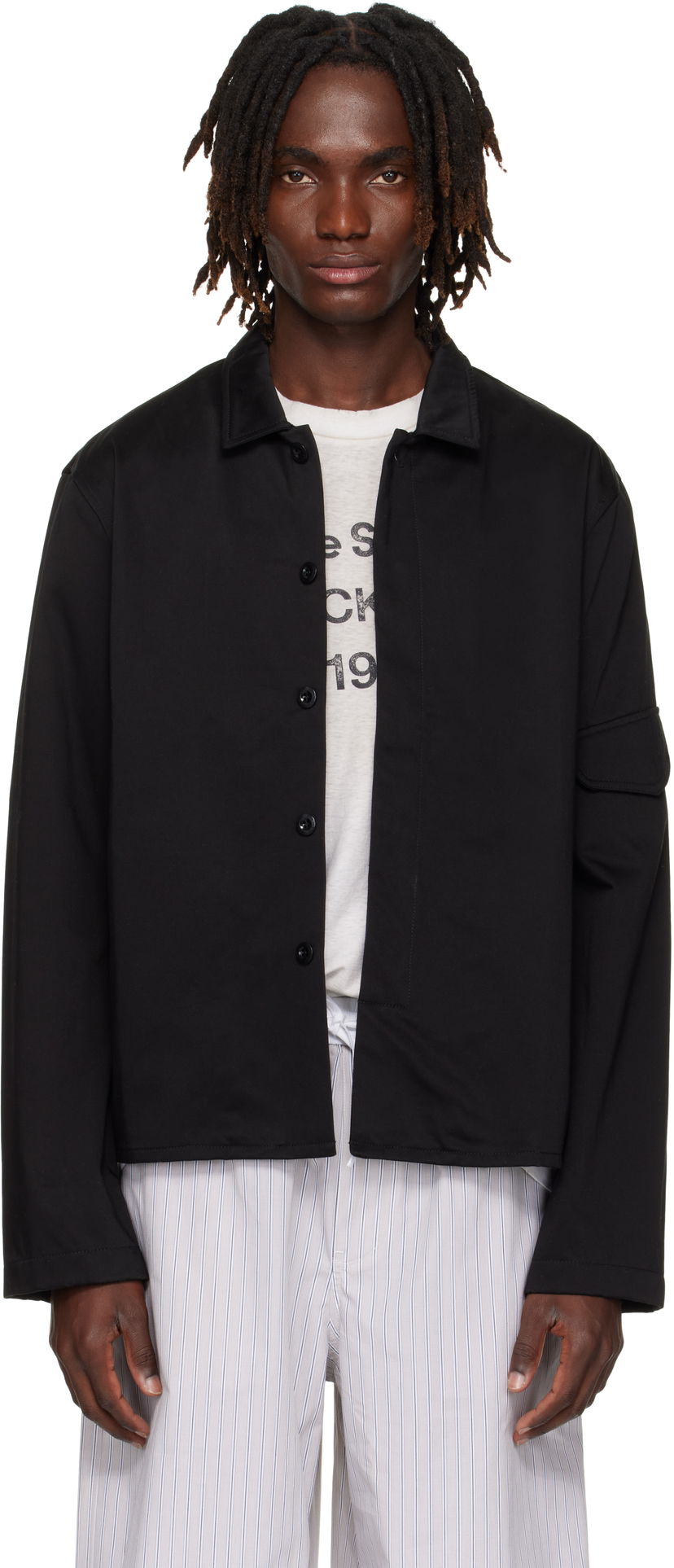 Куртка Acne Studios Acne Studios Satin Jacket чорний | B90833-