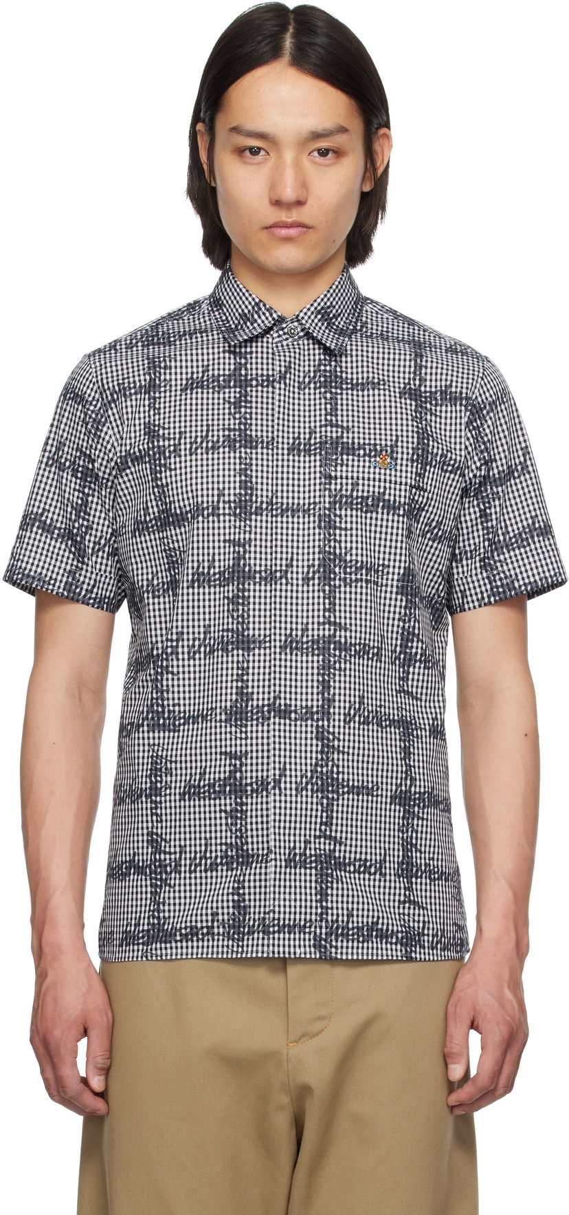 Сорочка Vivienne Westwood Vivienne Westwood Classic Gingham Shirt чорний | 24010004-W011T-