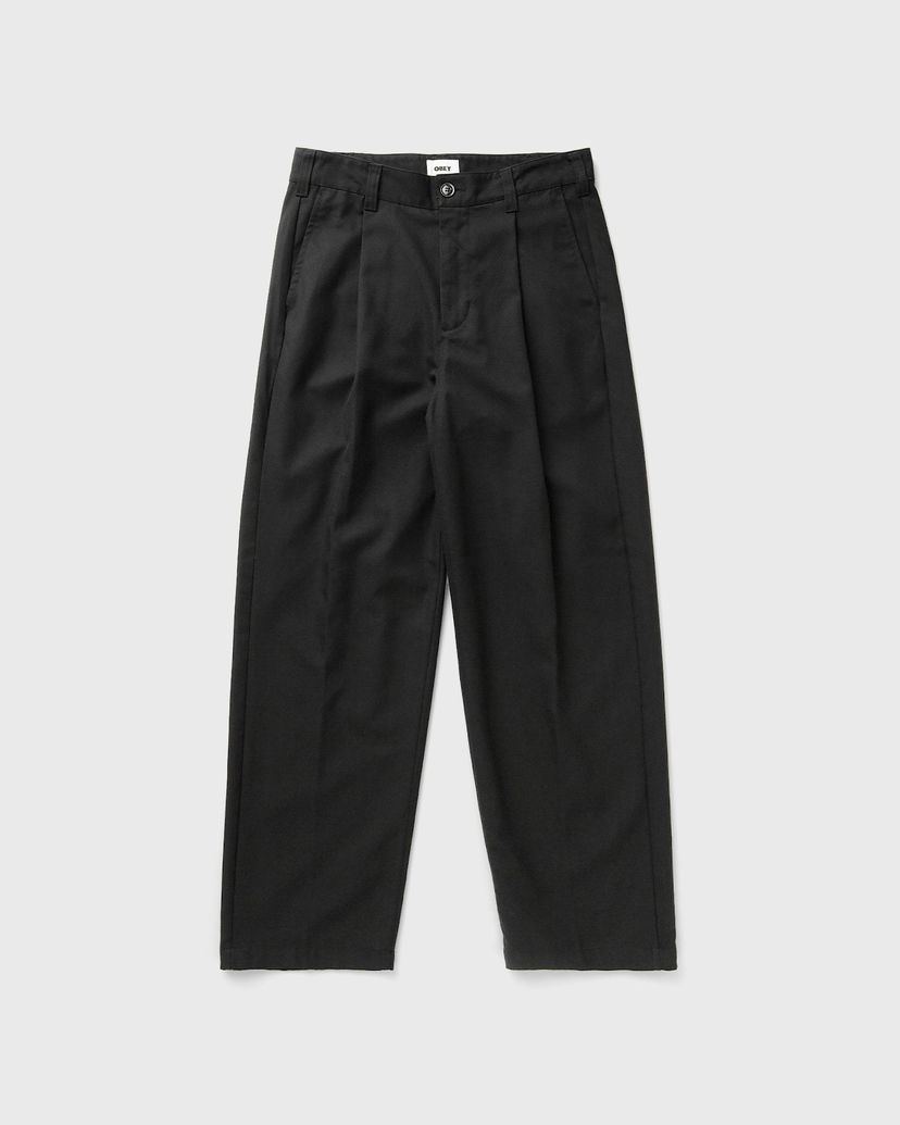 Штани OBEY Armel Pleated Pant чорний | 142020261-BLK