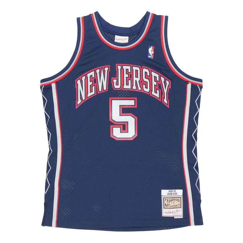 Джерсі Mitchell & Ness NBA New Jersey Nets 'Jason Kidd 5' Jersey Синій | SMJYAC19171-NJNNAVY06JKI