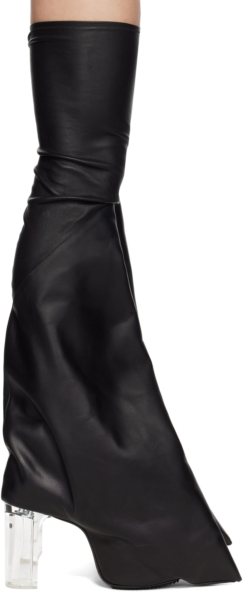 Шкарпетки Rick Owens Rick Owens Hollywood Taco Kiss Tall Boots чорний | RR01E5843 LSLCH0
