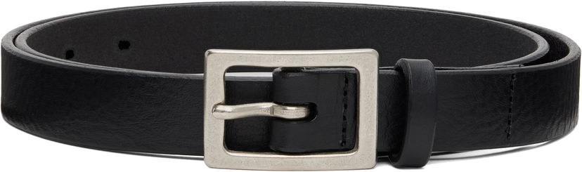 Ремені Neighborhood Neighborhood Narrow Leather Belt чорний | 251PKNH-AC01