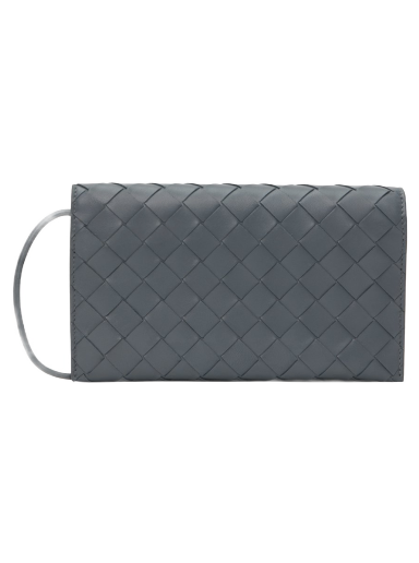 Сумка Bottega Veneta Wallet On Strap Bag Сірий | 708586 VCPP3