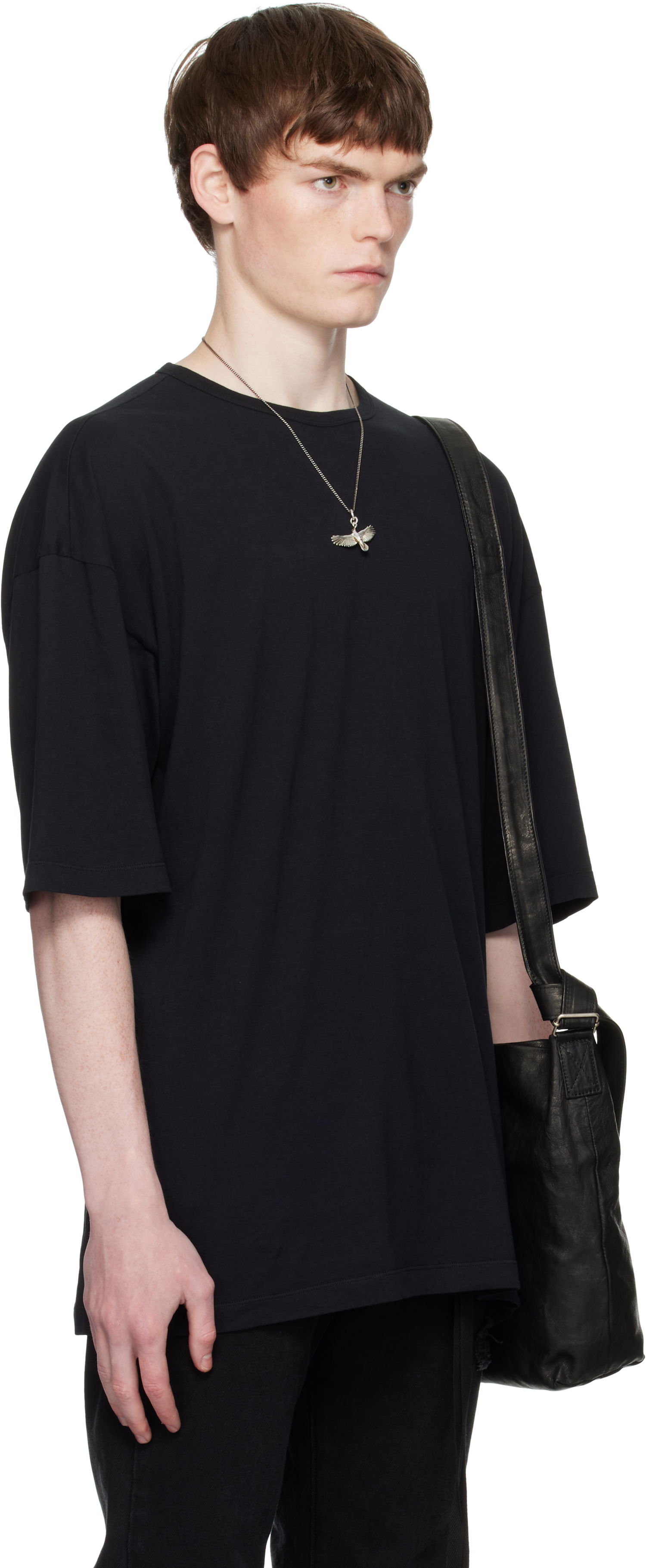 Футболка Ann Demeulemeester Ann Demeulemeester Dieter 'The Dialogue of Another Day' T-Shirt чорний | B0012880-FA206-099, 1