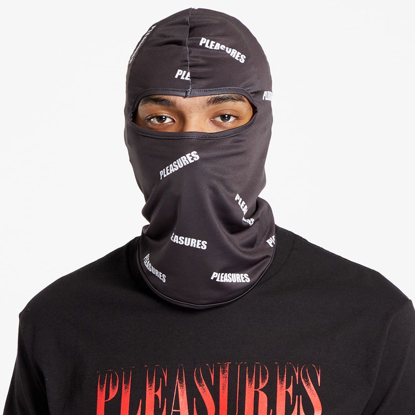Шапка Pleasures Mini Stamp Balaclava чорний | P23W068 BLACK
