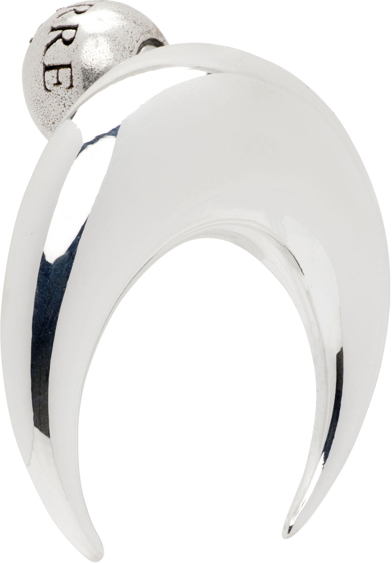 Сережки Marine Serre Regenerated Tin Moon Stud Earring Металік | UJW013ARMET0001, 1