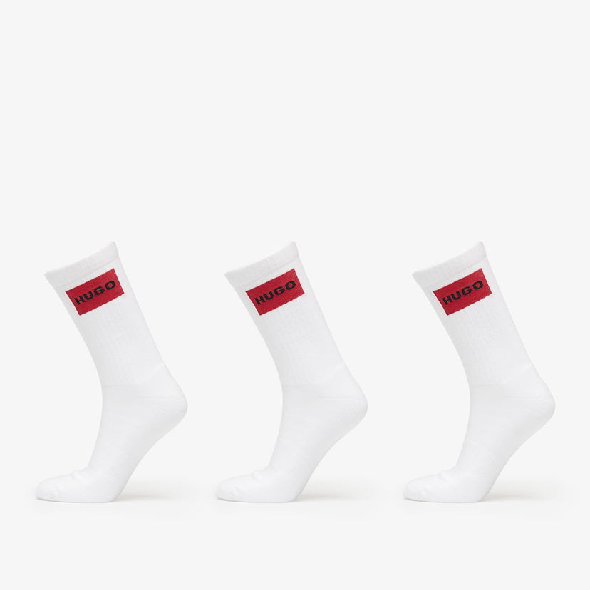 Нижня білизна та шкарпетки BOSS Hugo Men-H-3-Pack Qs Rib Label Cc White білий | 50531515-100