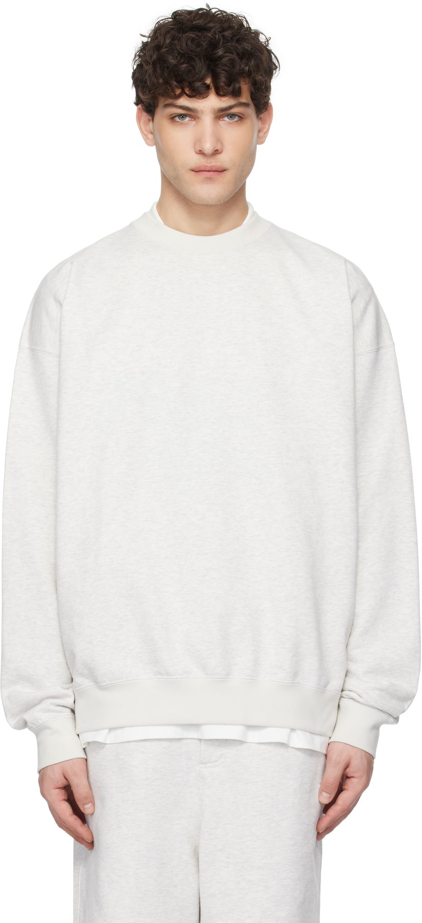 Світшоти Y-3 Y-3 French Terry Crew Sweatshirt Сірий | JM7874