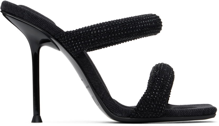Кросівки та взуття Alexander Wang Alexander Wang Julie 105mm Heeled Sandals чорний | 30125S004