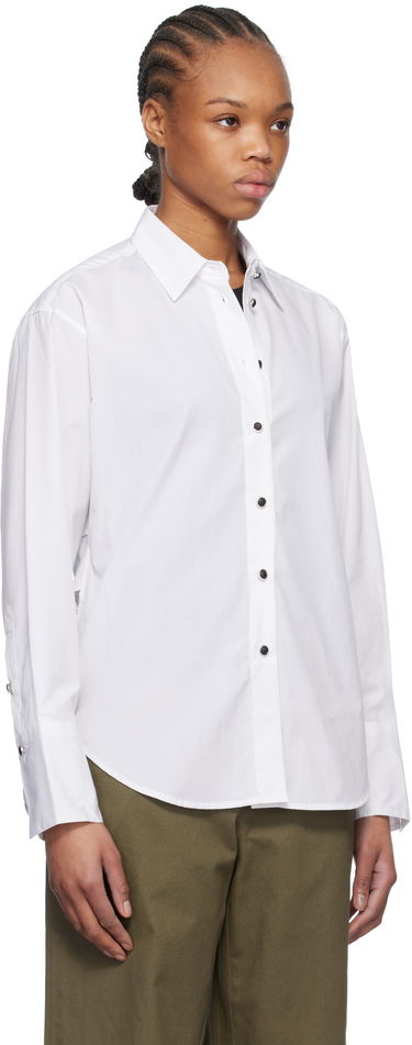 Сорочка rag & bone Rag & Bone Eve Button-Up Shirt білий | WAW24HA0014601, 1
