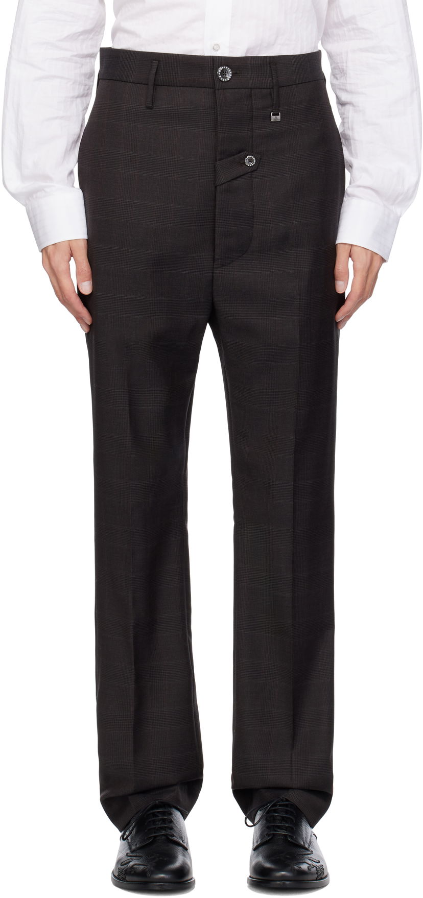 Штани Vivienne Westwood Pull Down Trousers Коричневий | 2F01000D-W00YX-