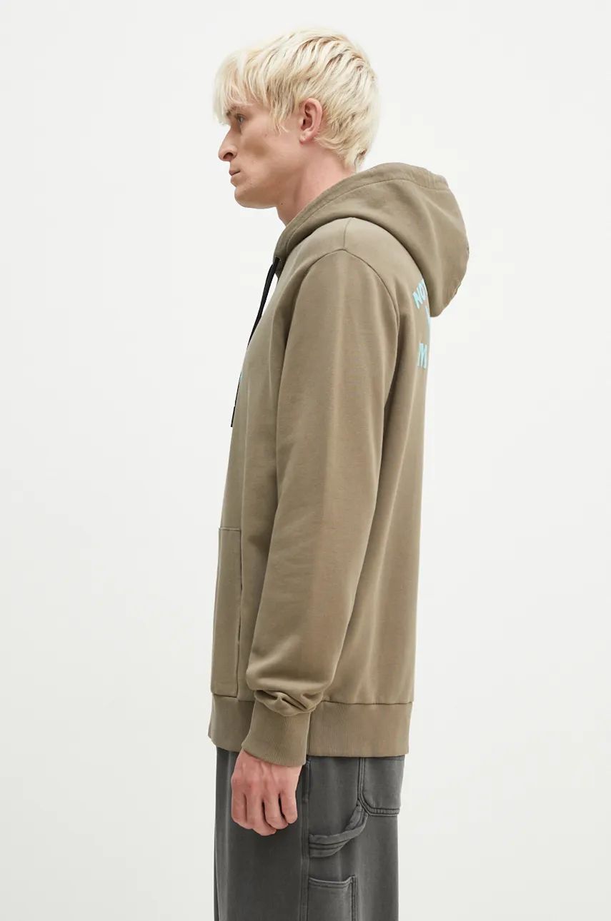 Світшоти Marcelo Burlon Hoodie With Print Зелений | CMBB007F24FLE0056E4D, 1