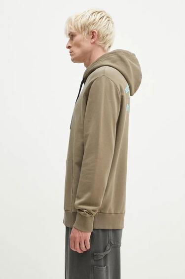Світшоти Marcelo Burlon Hoodie With Print Зелений | CMBB007F24FLE0056E4D, 1