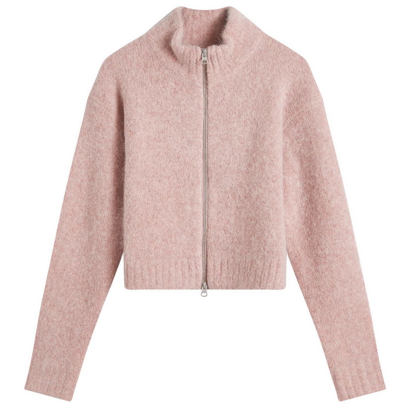 Cветр Samsoe Samsoe Samsøe Samsøe Sajeanne Zip Cardigan Рожевий | F24400072