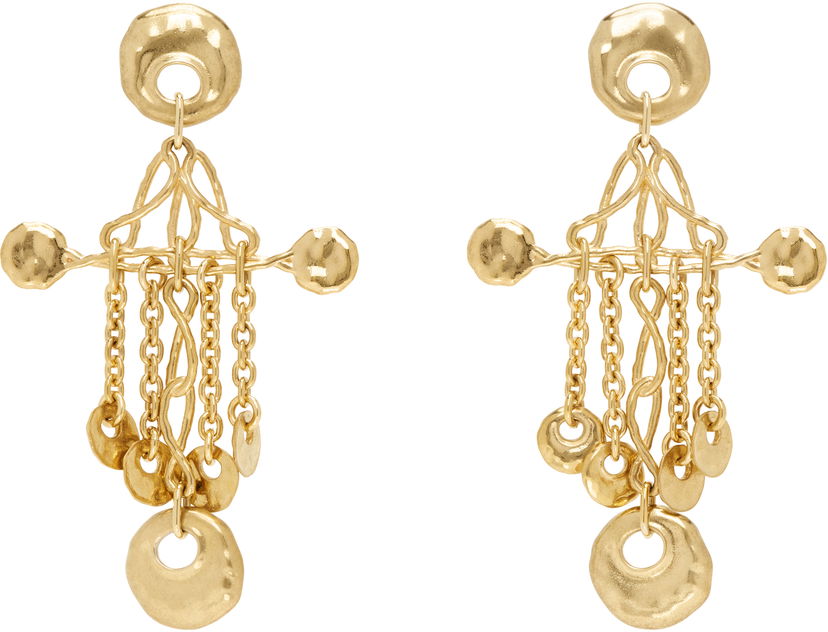 Сережки CHLOÉ Chloé 'The Chloé Eclectic' Gold-Tone Drop Earrings Металік | CHC25SFE13CB7