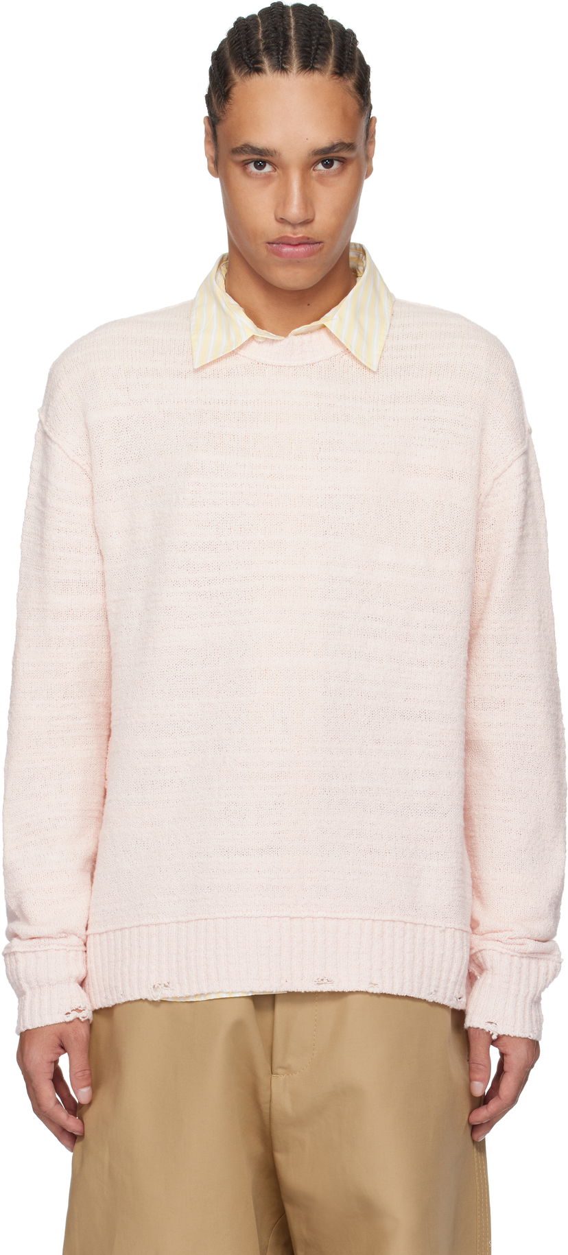 Cветр Acne Studios Acne Studios Knit Sweater Рожевий | B60361-