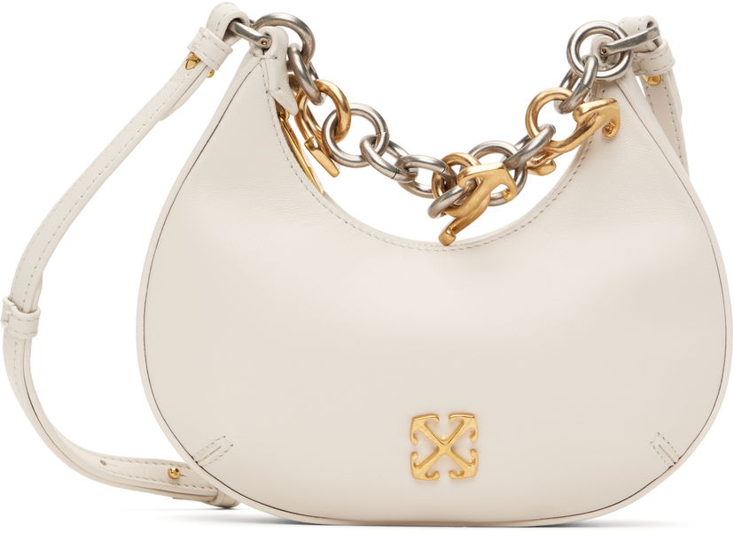 Сумочка Off-White Off-White Hemisphere Shoulder Bag білий | OWNN184C99LEA0010400