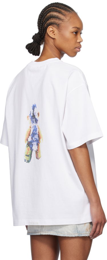 Футболка We11done We11done Punk Teddy Graphic T-Shirt білий | WD-TT0-25-747-U-WH, 2