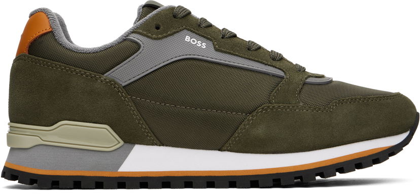 Кросівки та взуття BOSS BOSS Embossed-Logo Зелений | 50523221