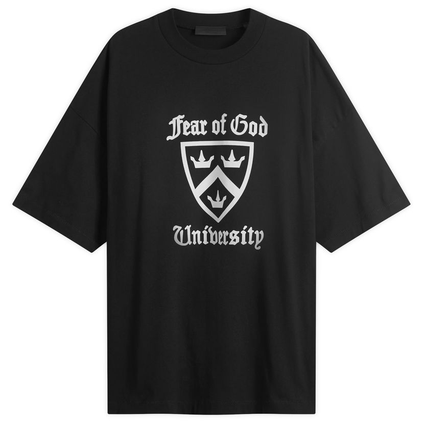 Футболка Fear of God Essentials University T-Shirt чорний | 125HO242000F