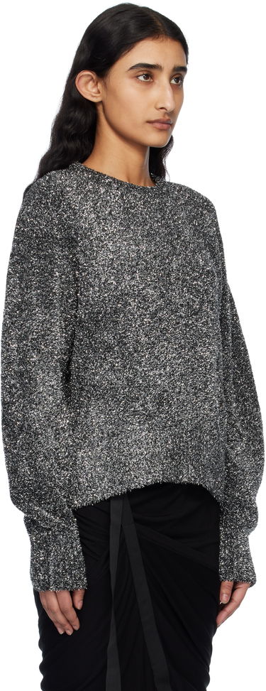 Cветр Helmut Lang Helmut Lang Apex Lurex Crew Sweater Металік | O10HW706, 1