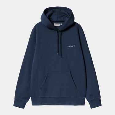Світшоти Carhartt WIP Carhartt WIP Hooded Script Embroidery Sweatshirt темно-синій | I035392_25, 3