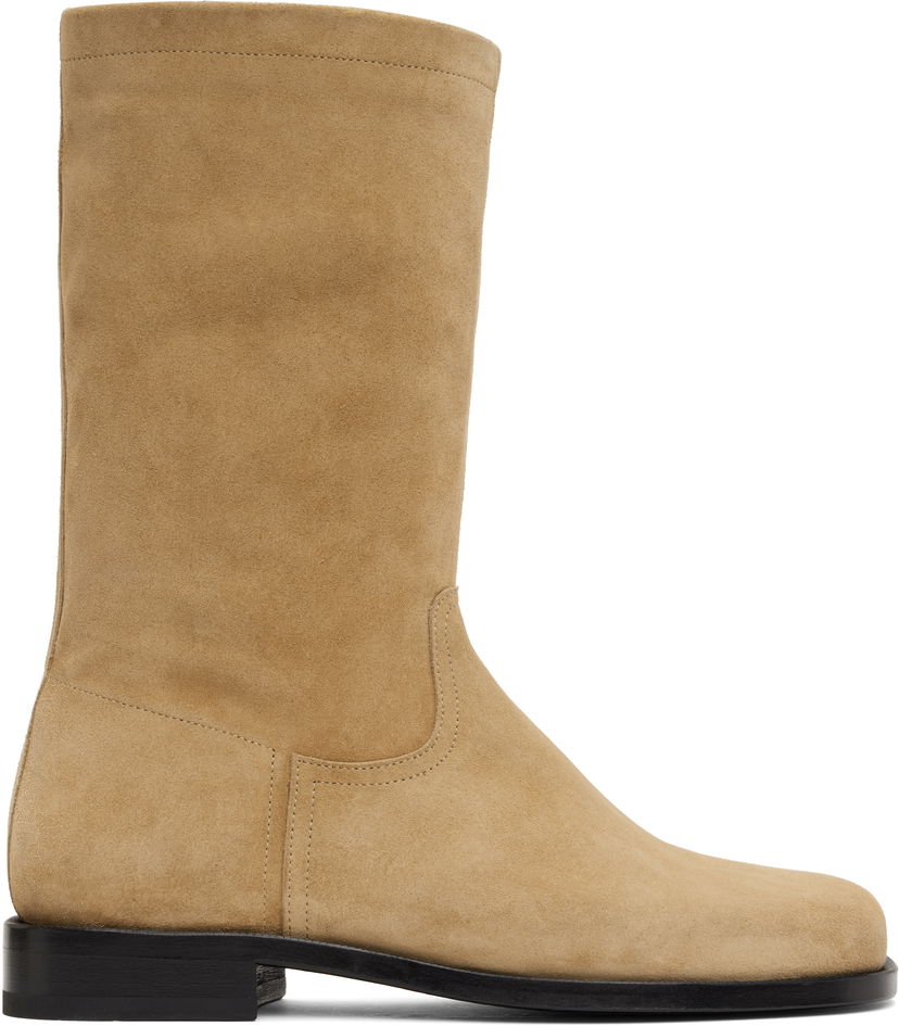 Одяг LEMAIRE Lemaire Soft Workwear Boots бежевий | FO0196 LL0134