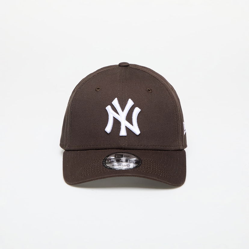 Кепка New Era New York Yankees League Essential 9FORTY Adjustable Cap Dark Brown Коричневий | 60471458