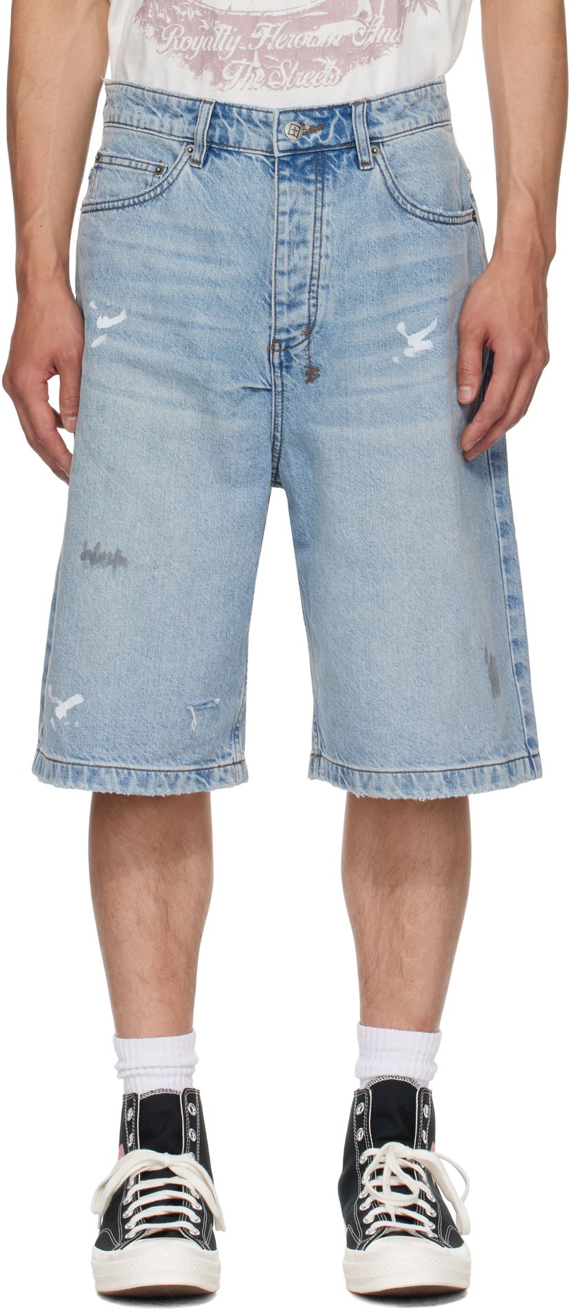 Шорти Ksubi Ksubi Maxx Painter Shorts Синій | MPF25WA002