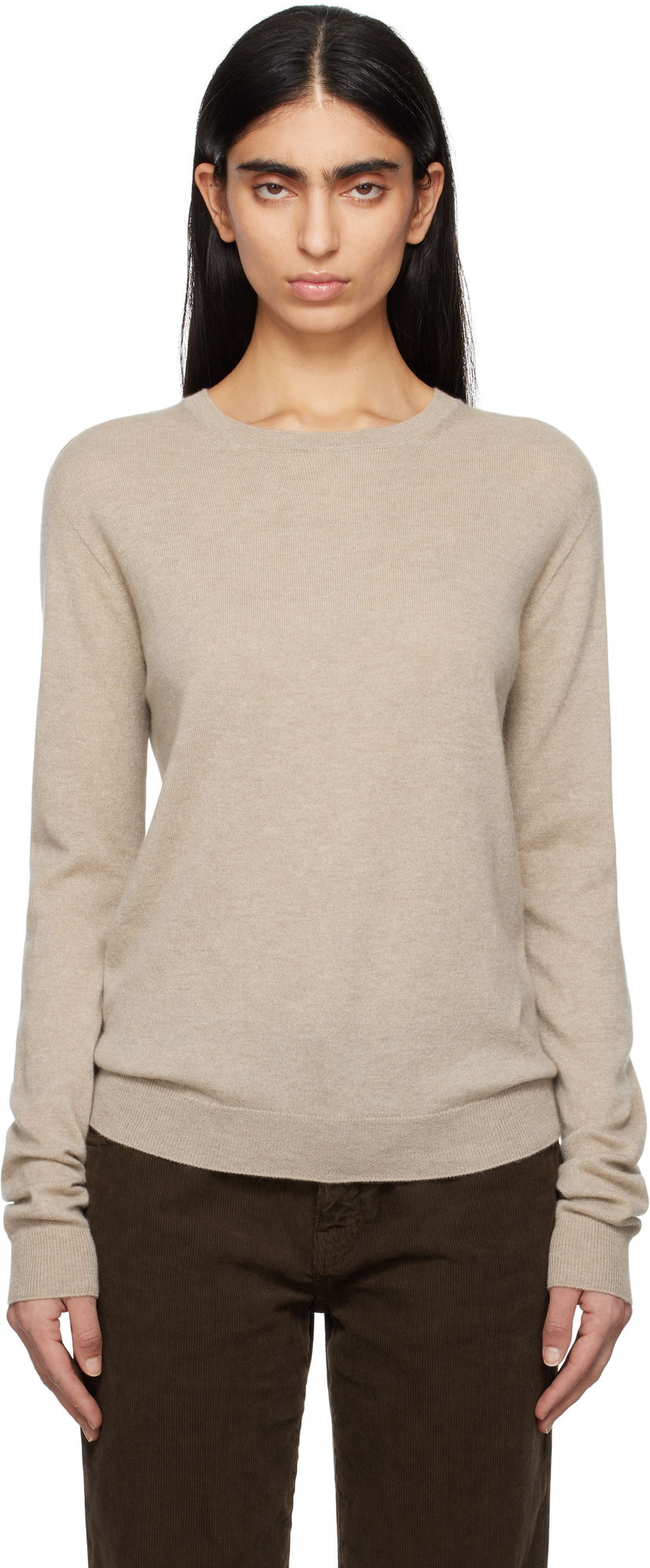 Cветр The Row The Row Jazor Cashmere Sweater бежевий | 8795-Y751