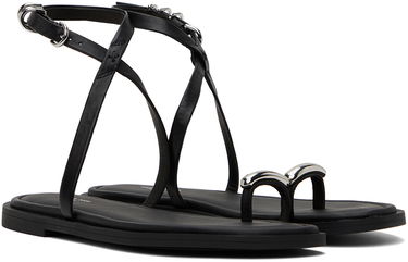 Кільце rag & bone Rag & Bone Geo Ring Sandals чорний | WFF24PF038LE38, 3