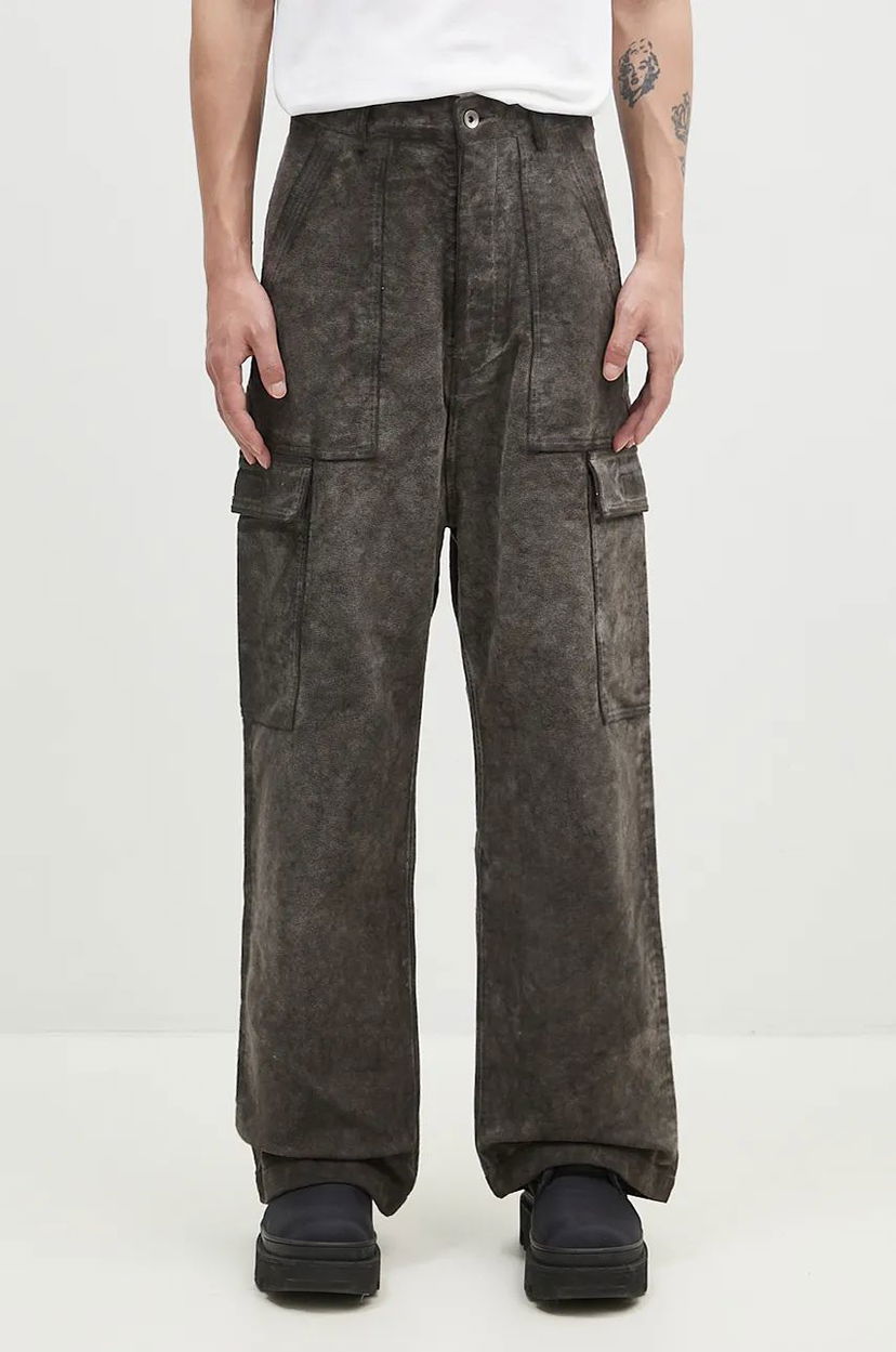 Штани карго Rick Owens Cargo Trousers Сірий | DU02D2354.MO