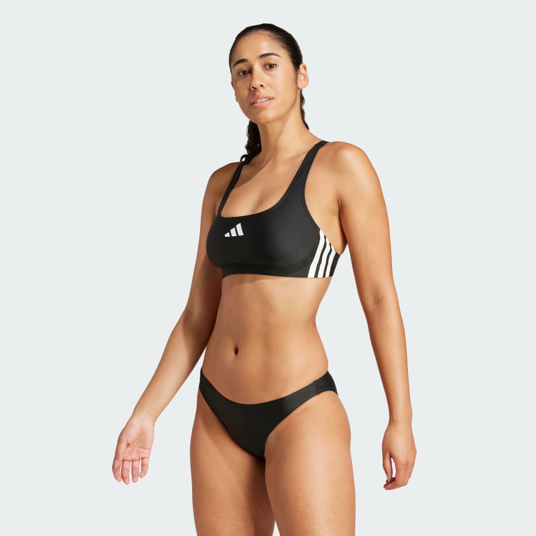 Купальники adidas Performance Bikini Top With 3-Stripes чорний | JP0147, 0