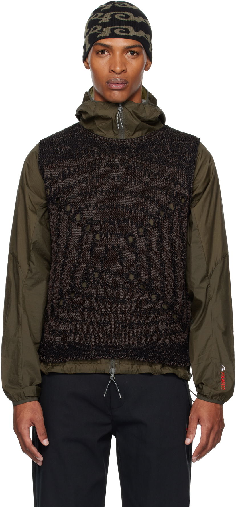 Жилет ROA ROA Vortex Crewneck Vest Зелений | RBMW0374YA41