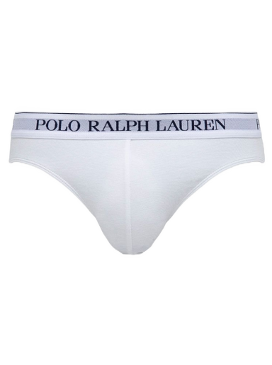 Боксери Polo by Ralph Lauren Pack Of 3 Logo Waistband Briefs білий | 714835884001