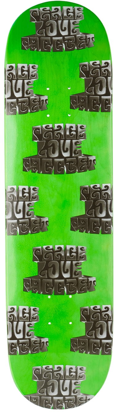 Flexstyle PACCBET Rassvet Green 3D Skateboard Deck, 8.1 in Зелений | PACC10SK14