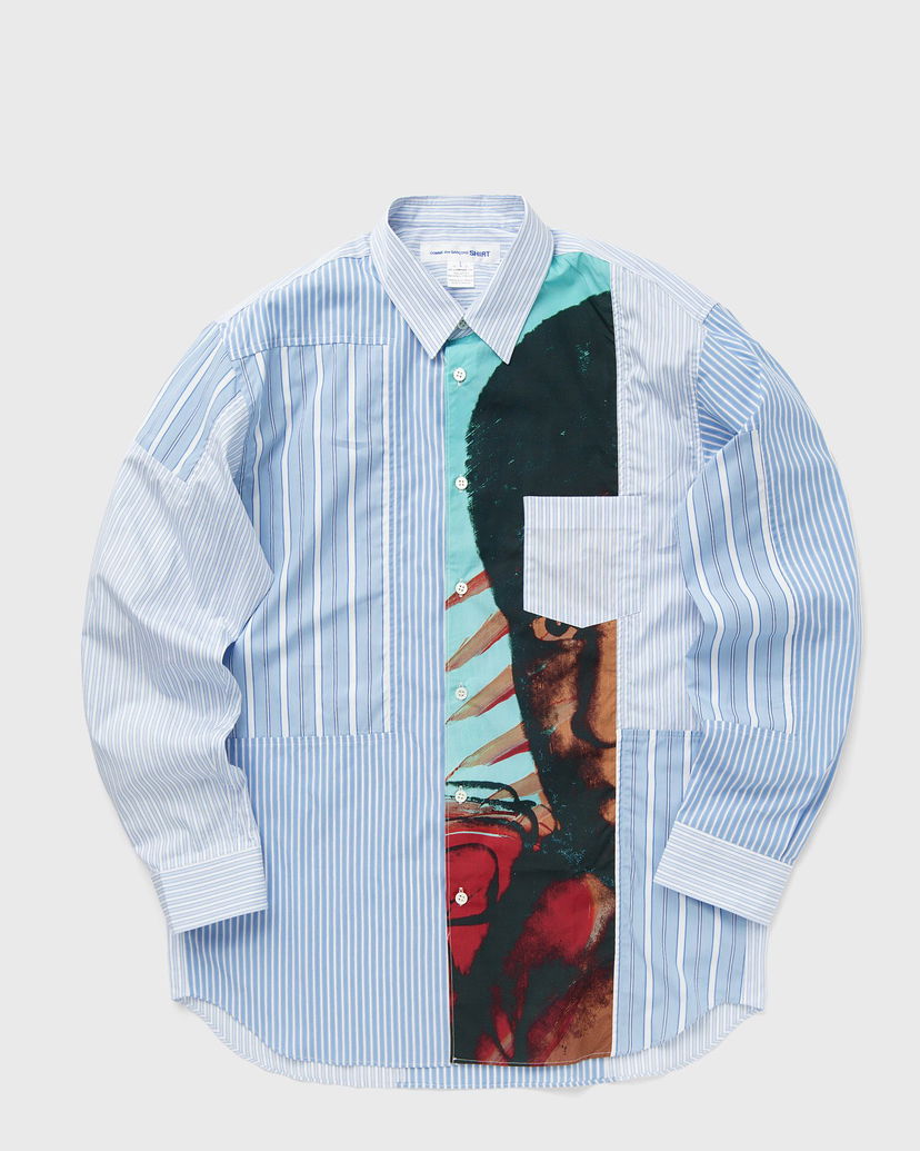 Сорочка Comme des Garçons SHIRT WOVEN Різнокольоровий | FM-B017-S24-STRIPE-PRINT