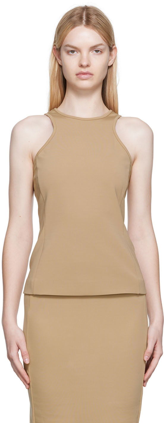 Безрукавка Max Mara Max Mara Fascino Tank Top бежевий | 19460729600 MM13027