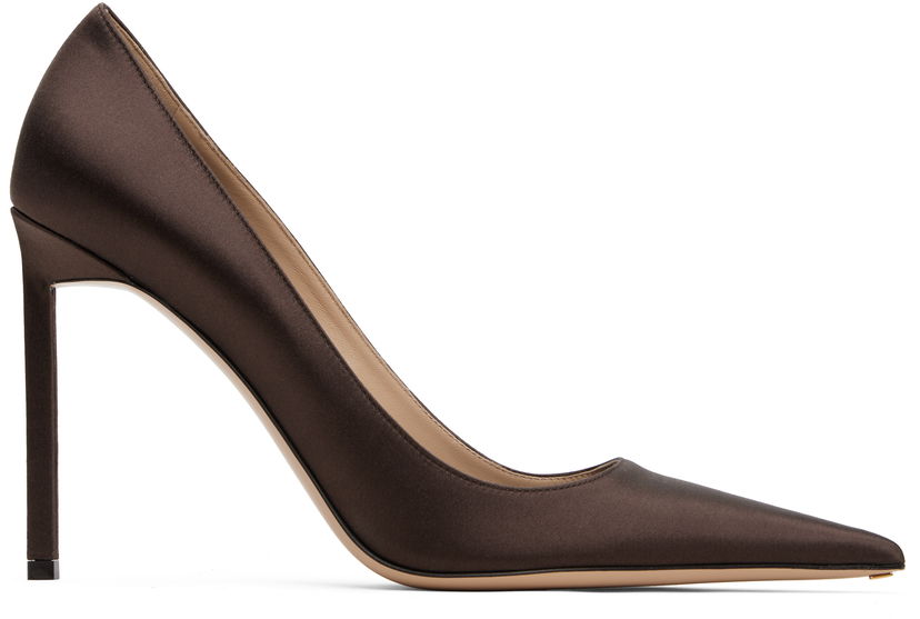 Ювелірні вироби Tom Ford TOM FORD Betty Satin Heels Коричневий | W3721-TSA001N