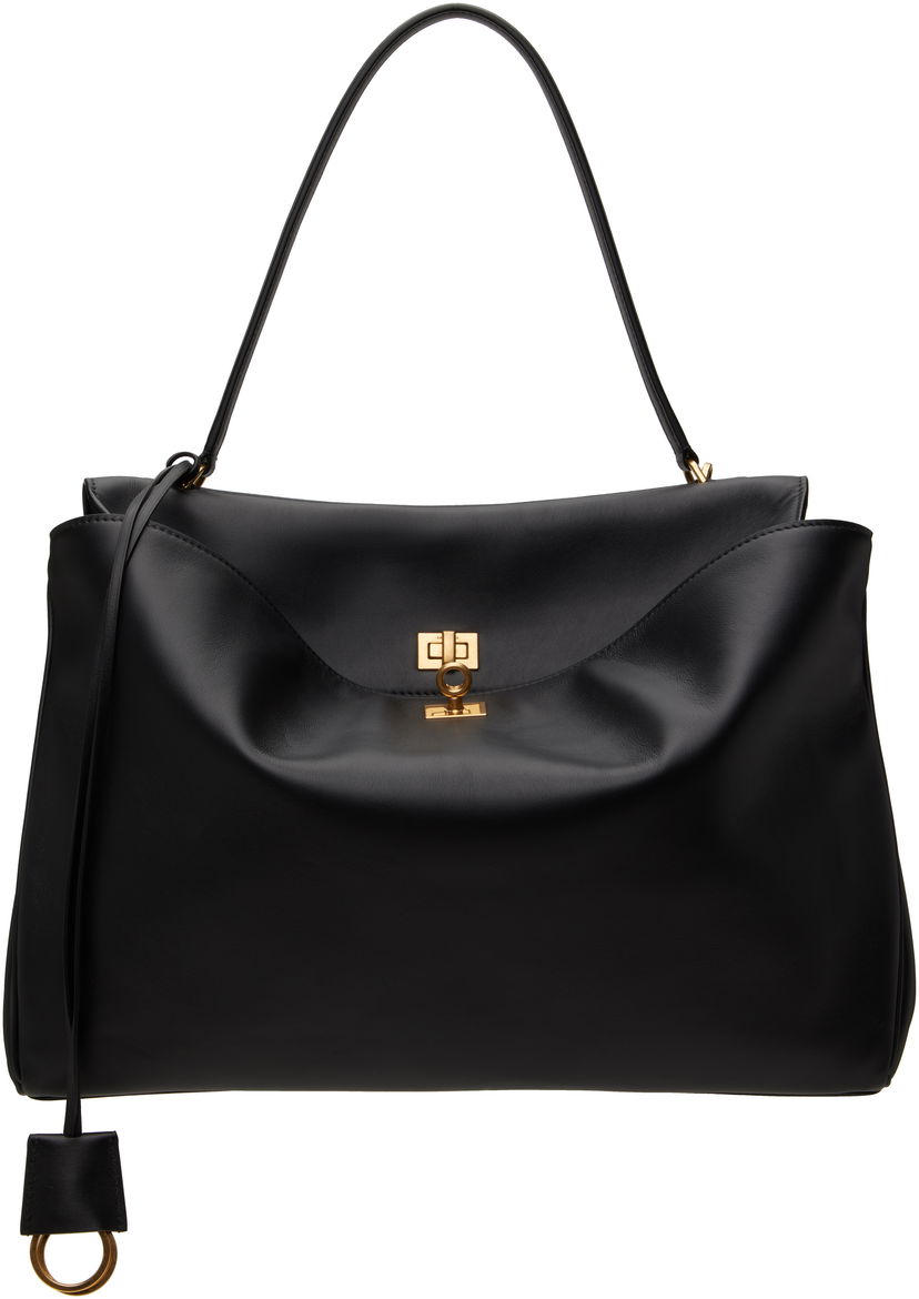 сумка-тоут Balenciaga Large Rodeo Leather Shoulder Bag чорний | 789744 2AA4V