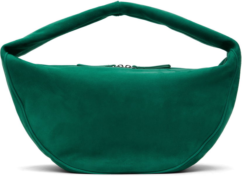Сумка BY FAR BY FAR Maxi Cush Suede Shoulder Bag Зелений | MWBSB022KL007GR047PL