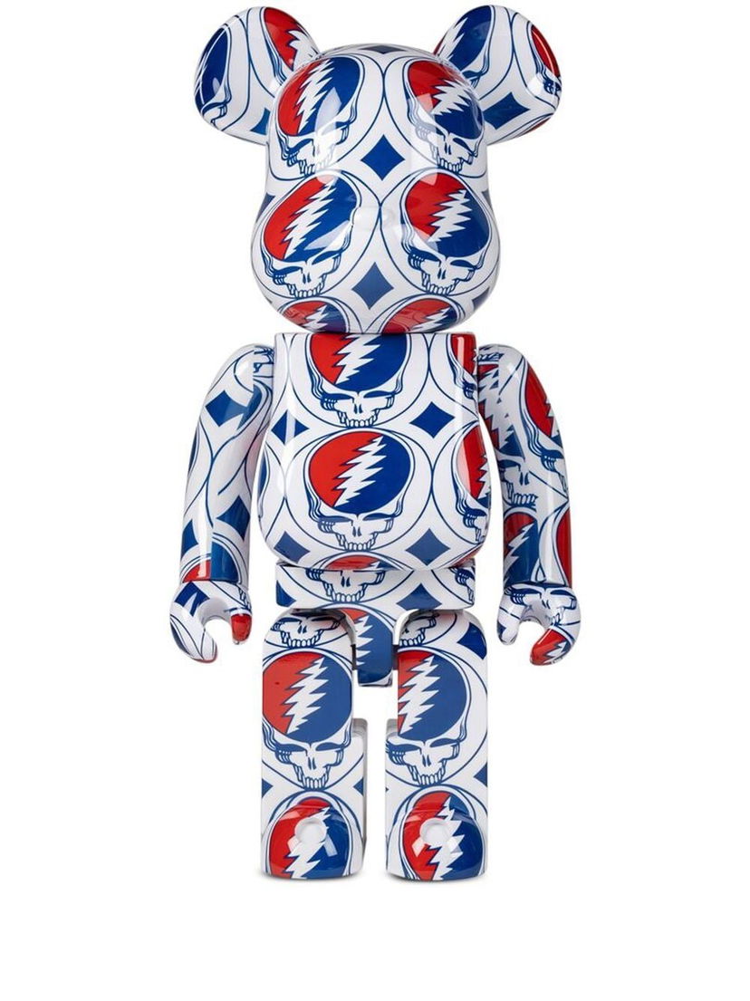 Колекційний Medicom Toy Grateful Dead "Steal Your Face" BE@RBRICK figure - White Синій | MEDI011019618758