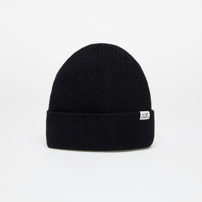 Шапка C.P. Company Fleece Knit Beanie чорний | 17CMAC300A006170A-999