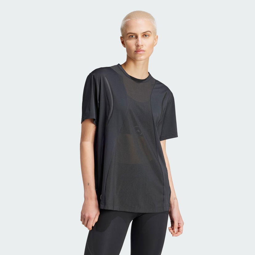 Футболка adidas Performance adidas adidas by Stella McCartney adidas by Stella McCartney TruePace Running чорний | IW1147