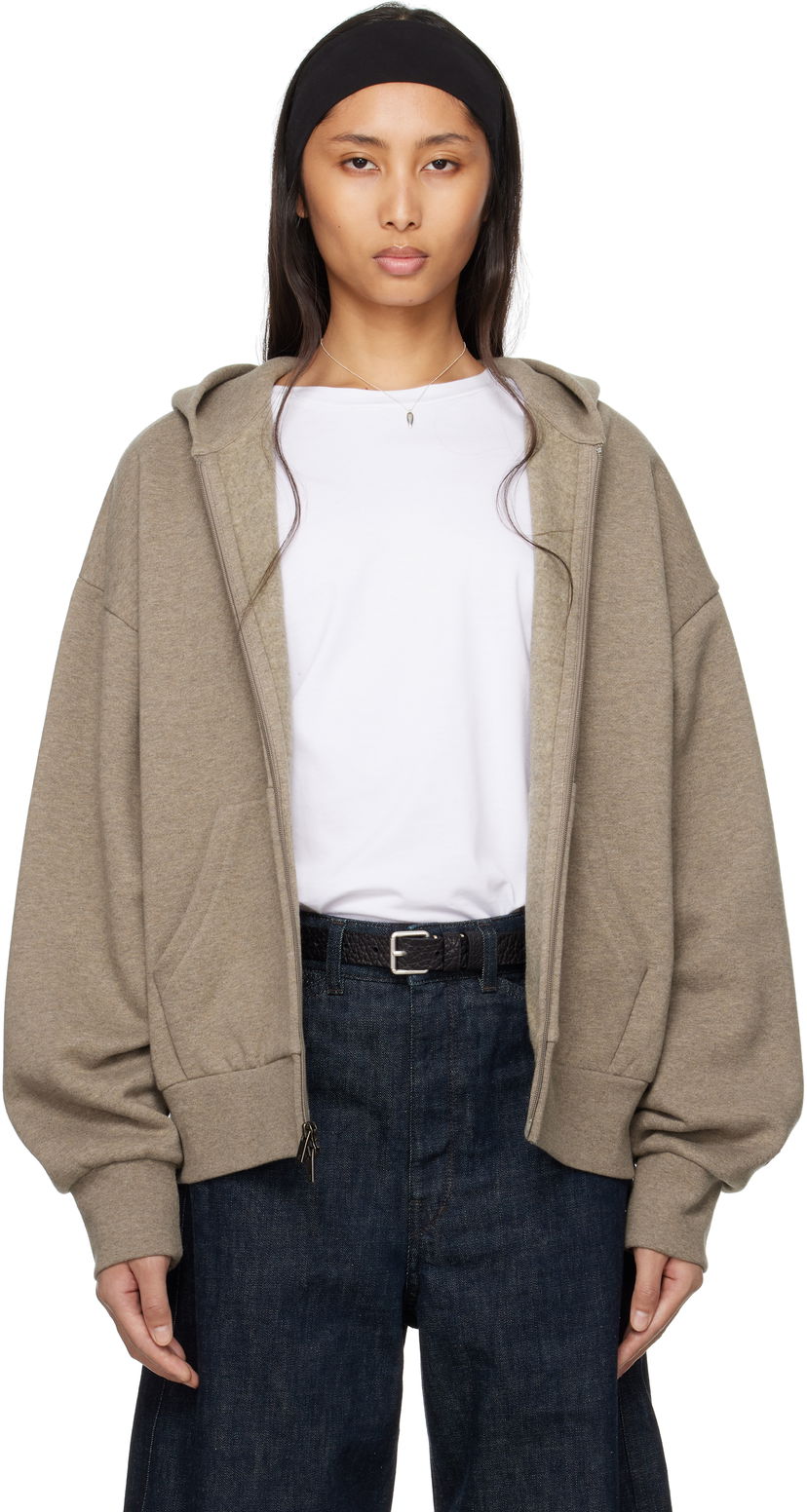 Світшоти Fear of God Fear of God ESSENTIALS Classic Full Zip-Up Hoodie Сірий | 192AS254781F